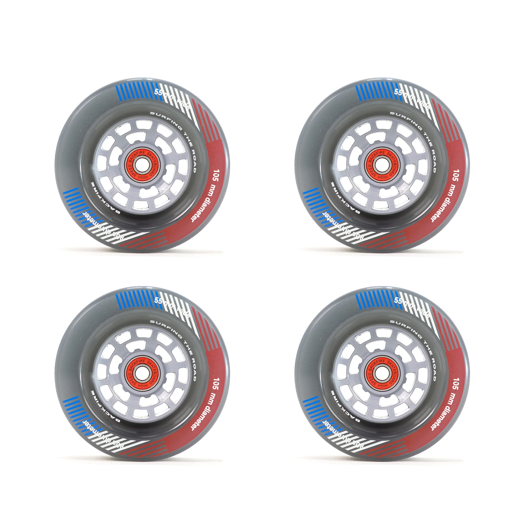 Backfire 105mm PU Wheel Set for Zealot Series - Image 2